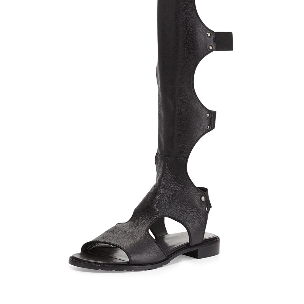 Stuart Weitzman Backview Leather Gladiator Sandal